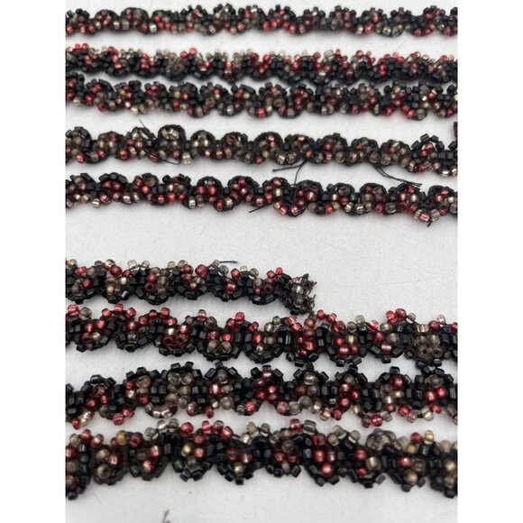 Beaded Trim Ribbon Crafts Sewing Or DIY Projects - Picture 1 of 4